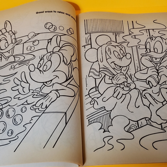 Walt Disney Mickey Mouse Mousersize Coloring Book Walt Disney Prod 1983 UNUSED - Picture 8 of 11
